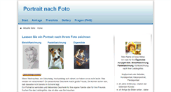Desktop Screenshot of portrait-bitte.de